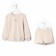 Kidsa (sweatshirt, shorts) minku, beige color, height 116 cm