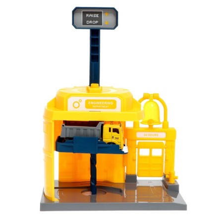 Parking "Building Elevation", with a lifting, the machine drops off the button, the bell calls, mix-3