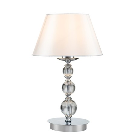 Luminaire desktop Indigo, 13011/1t Chrome. 1x60W, E27, 250x250x440 mm, white color