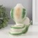 Souvenir Ceramics "Cobra with coins" light green with gold set 2 pcs 9x12.2x15.5 cm