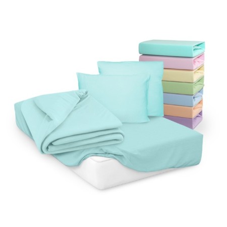 Cleo gum sheet, knitwear, size 180x200x25 cm, menthol color