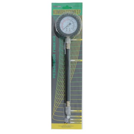 The compressometer of the threaded KM-04, for gasoline engines, flexible-2