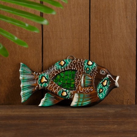 Panel "fish" tree "wood 20x1.5x10 cm