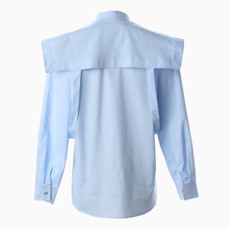 Women's blouse Minaku: Casual Collection Blue Color, Rr. 52-9