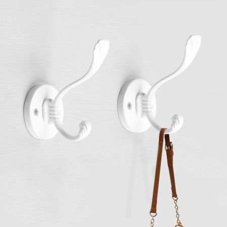 Furniture hook Cappio Grace, two -rod, white-1