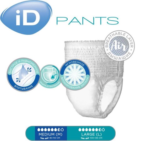 Adult panties ID PANTS, size M, 10 pcs.-2