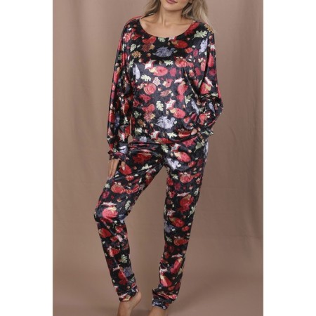 Female trousers, size 46, black color-5