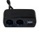 Torso cigarette lighter, 12-24 V, USB 2A, wire 50 cm, backlight
