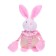 Soft toy "Rabbit", long paws, Mix colors
