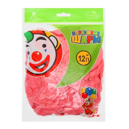 Latex ball 12 ", pastel, set 100 pcs., Pink color-2