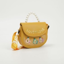 Baby bag on the valve, yellow color