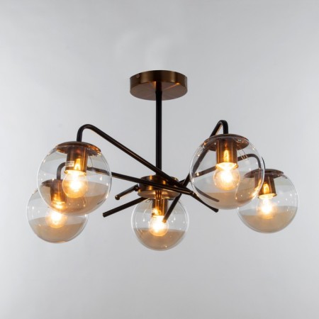 Blanchea chandelier 5x60W E27 gold/black 58x58x32cm-1