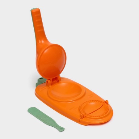 Form for sculpting dumplings Dolyan, 23 × 12 × 8 cm, Orange color-3