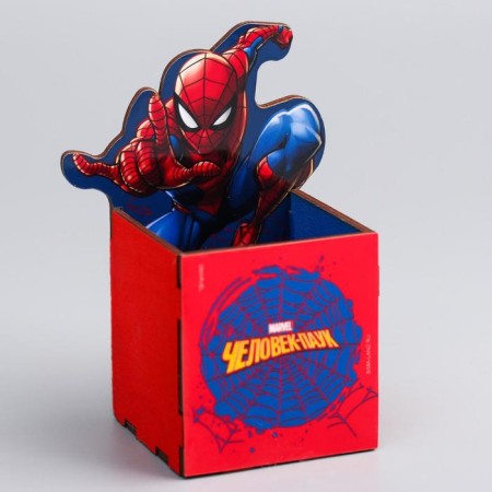 Organizer for the office, 6.5x6.5x7 cm, Spider-Man-2