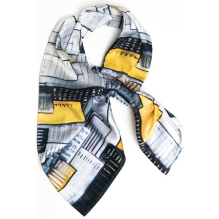 Women's scarf, size 35x27 cm-4