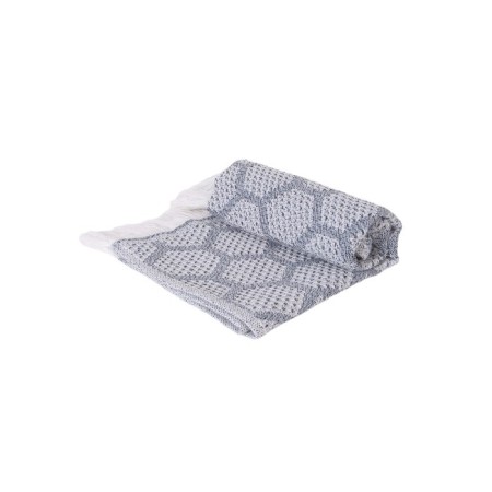 Waffle towel with fringe "Sot", size 40x60 cm-2