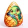 Soft toy "Snake in the Egg", for the New Year