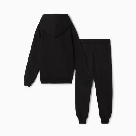 Kit for children (sweatshirt, trousers) I am beginning, black color, height 104 cm-5