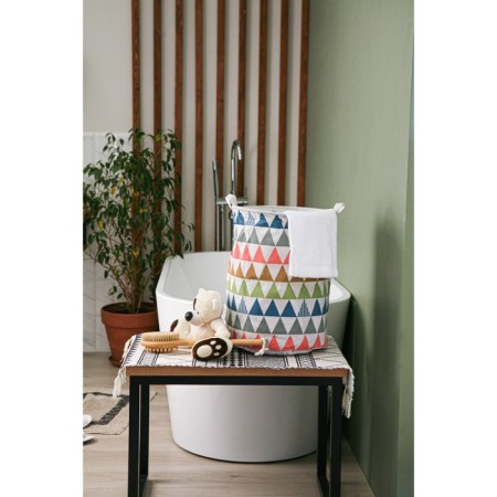 Basket Winness Textile shares "Color Triangles", 35 × 35 × 45 cm-3