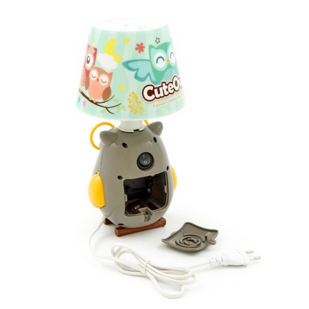Watch with backlight "owl" children's desktop, smooth move, on batteries aa-2