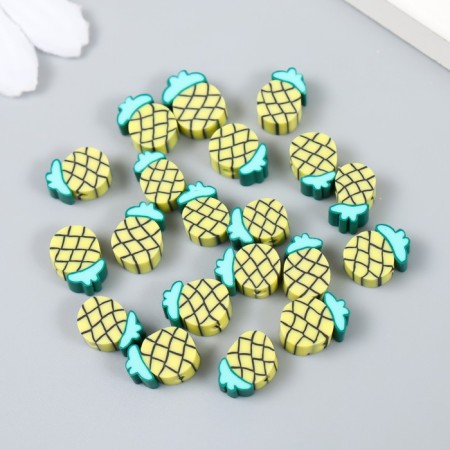 Beads for the creativity of PVC "Pineapp" set 20 pcs 0.5x1x1 cm-2