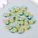 Beads for the creativity of PVC "Pineapp" set 20 pcs 0.5x1x1 cm