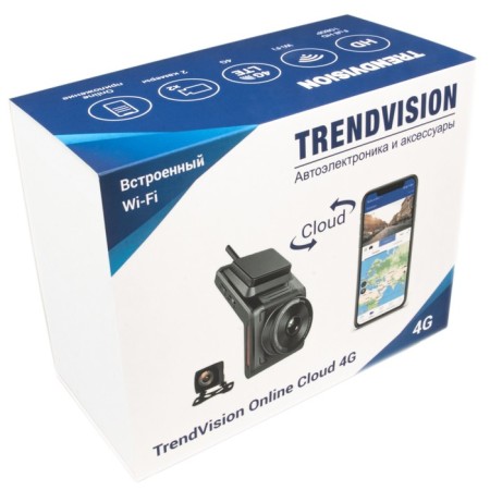 DVR with cloud Trendvision Online Cloud 4G Full HD/ VGA, 140 °, GPS, 2 cameras-6