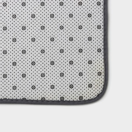 Bath and toilet mat “Luminous stars”, 50 × 80 cm, gray color, Mix drawing-5