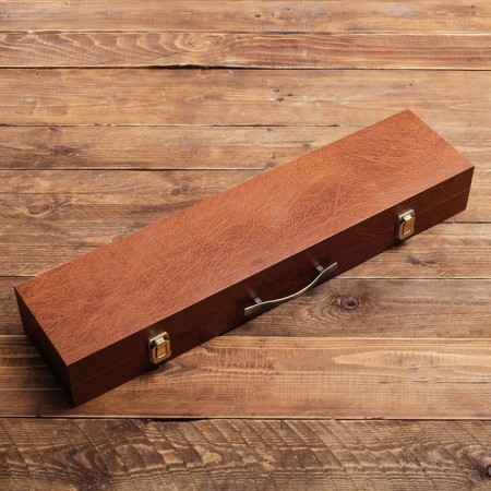 Set with skewers "Mountain Spirit" Case, Sharpura, two knives-2