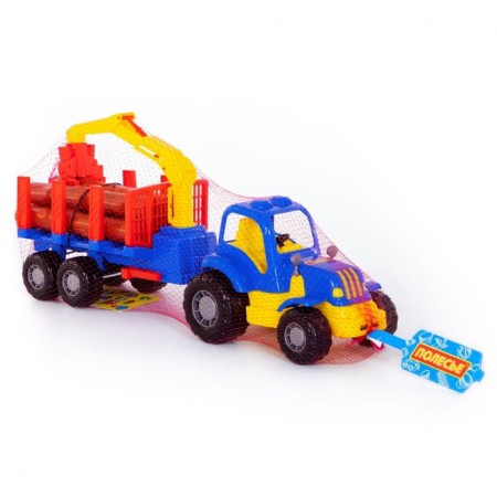 Tractor "Stropysh" with a semi-trailer-lezovoz, mix-8