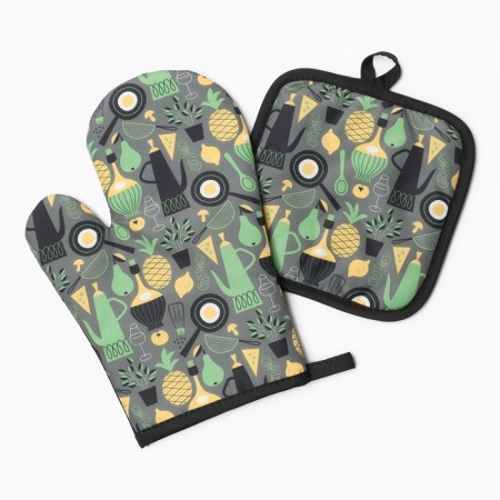 Kit. set 2 pr. 17*17 cm, mittens. 26*16 cm, 100% p/e-1