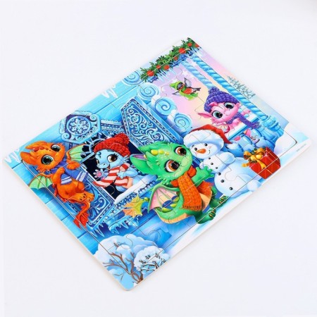 Puzzle Big "Winter Tale", 30 elements-2
