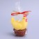 Decorative candle "Chicken in a basket"
