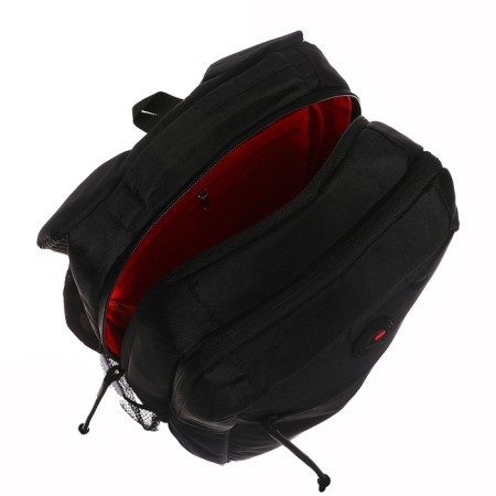 Youth backpack 39 x 26 x 19 cm, Grizzly, ergonomic back, laptop department, black/red-11