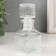 Diffusor for essential oils with a lid of "rhombics" 50 ml transparent 4.5x4.5x10.5 cm