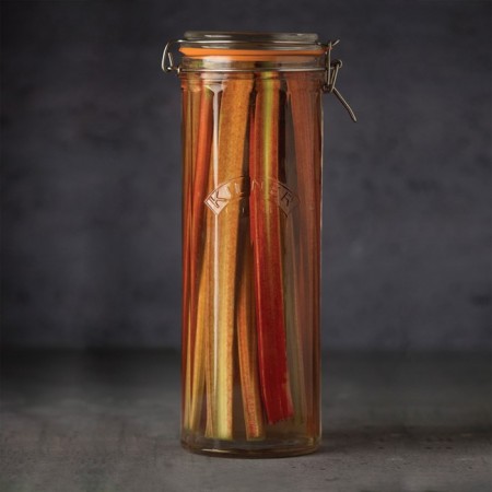 Банка гранёная Kilner Clip Top, стекло, 2.2 л-1