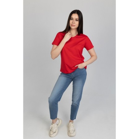 Jumper female ise, size 50 cm, red color-2