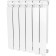 Aluminum radiator Stout Bravo, 500 x 80 mm, 6 sections, lower right connection