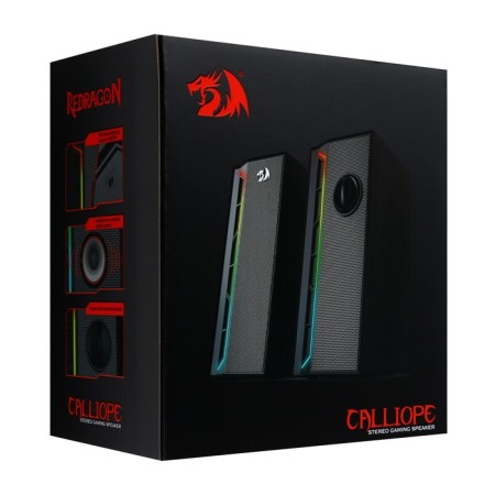 Computer speakers 2.0 Redragon calliope, 2x3 W, backlight, 3.5 mm, black-6