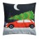 New Year's pillowcase decorative Ethel "Happy Holidys" 40 x 40 cm, 100% p/e