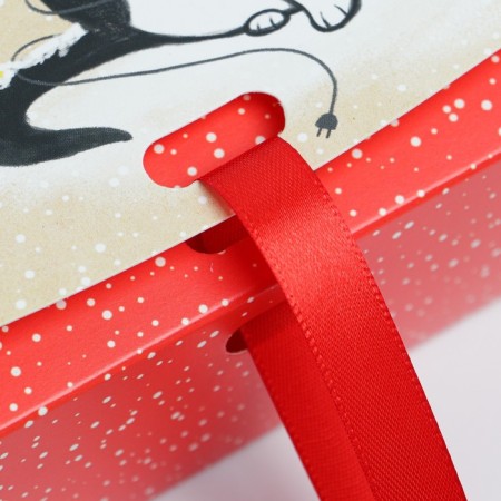 A gift box “Happy New Year, or something”, 16.5 x 12.5 x 5 cm, New Year-3