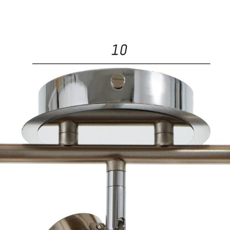 Economic lights light onyx 3x60W E14, chrome 61x12x23 cm-6