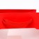 Crafts with a square bottom and window, 15 x 15 x 15 cm, red, 1pc