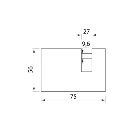 The castle is hinged, type 12, 80 mm, brown-1