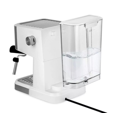 Coffee machine KitFort KT-7139, Rozhkova, 1050 W, 1.5 l, cappuccino, white-silvery-8