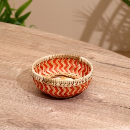 Vaska wicker, from bamboo 14x14x6 cm-1