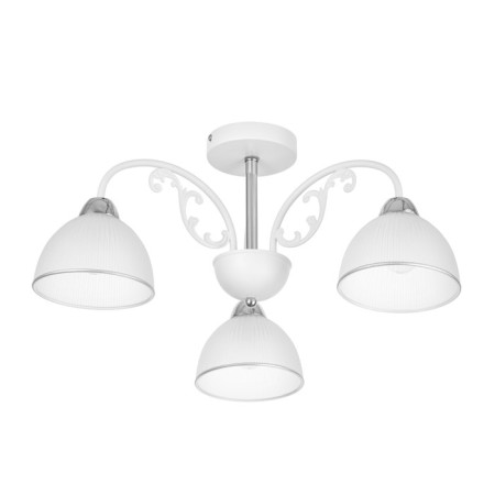 Laurah "Laura" 3x60W E27 white, chrome 59x27x20cm