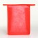 Cosmetic bag with lightning, red color
