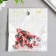 Beads for the creativity of PVC "Cherries" set 20 pcs 0.5x1x1 cm