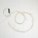 Girlynda "Horse tail" 20 threads of 2 m, IP20, silver thread, 400 LED, warm white glow, 12 V